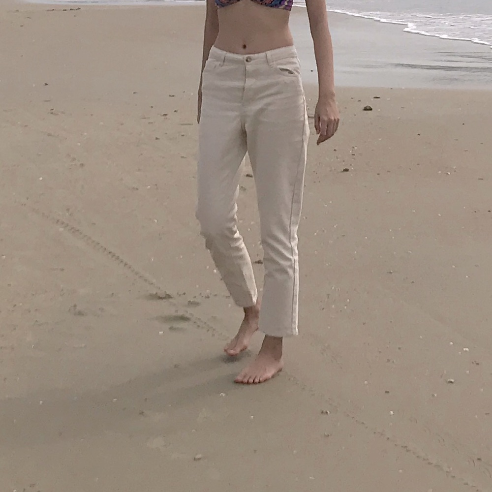 Organic cotton mid rise, the row inspired
